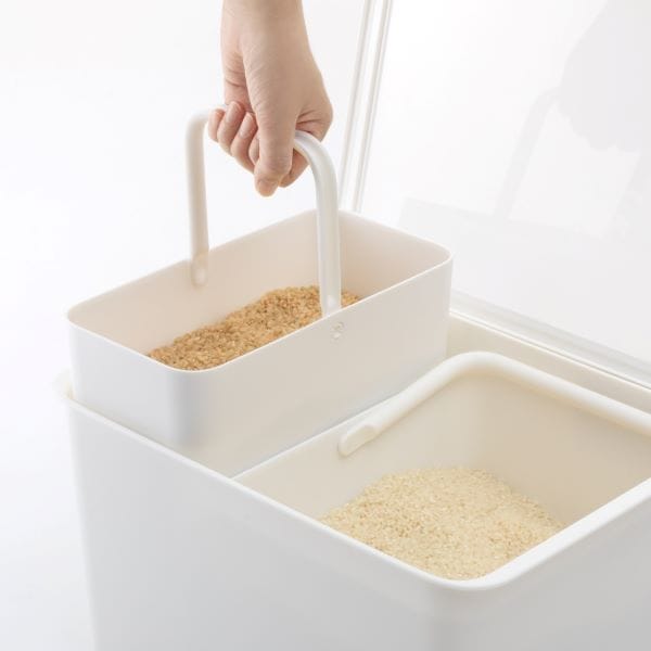 like-it フタ付きストックケース 米びつ インナーセット｜LBK-50