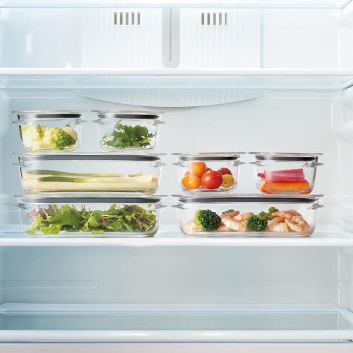 like-it 調理ができる保存容器 M 3個組 520ml｜FC-031