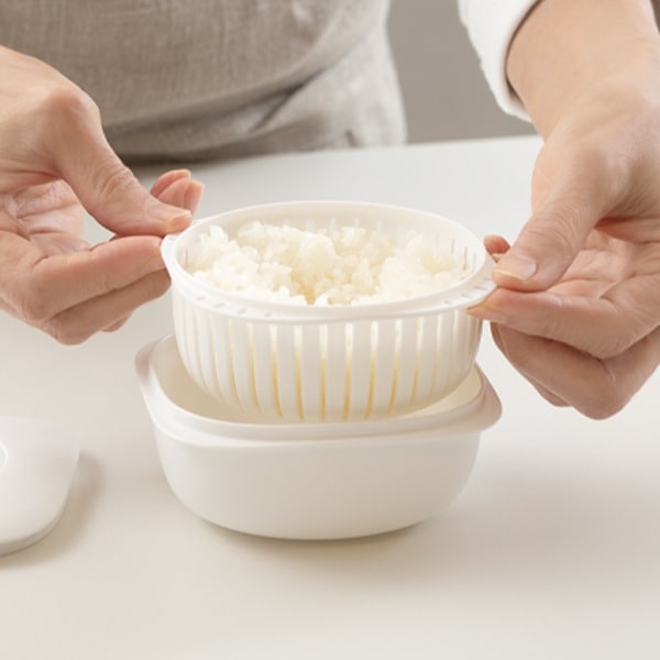 like-it 蒸気であたためる冷凍ごはん容器 6個組｜LBK-21 6P