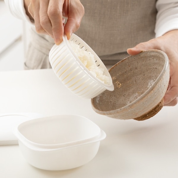 like-it 蒸気であたためる冷凍ごはん容器 6個組｜LBK-21 6P