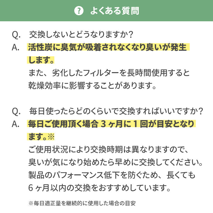 loofen 活性炭フィルター 2本セット｜交換用